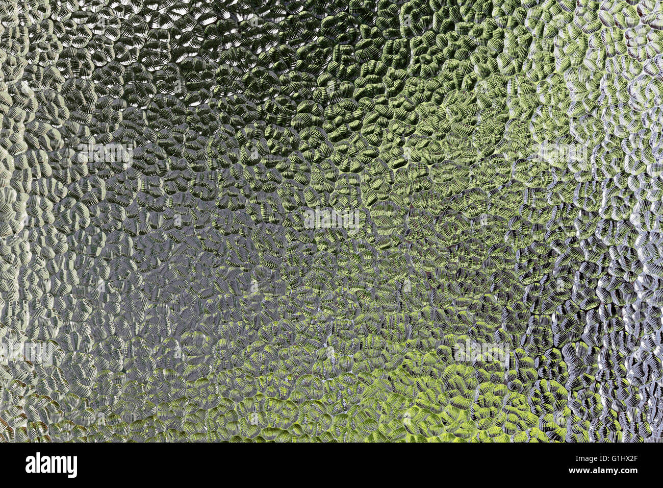 Glasmalerei-Hintergrund mit dunklen und hellen Teilen Stockfoto