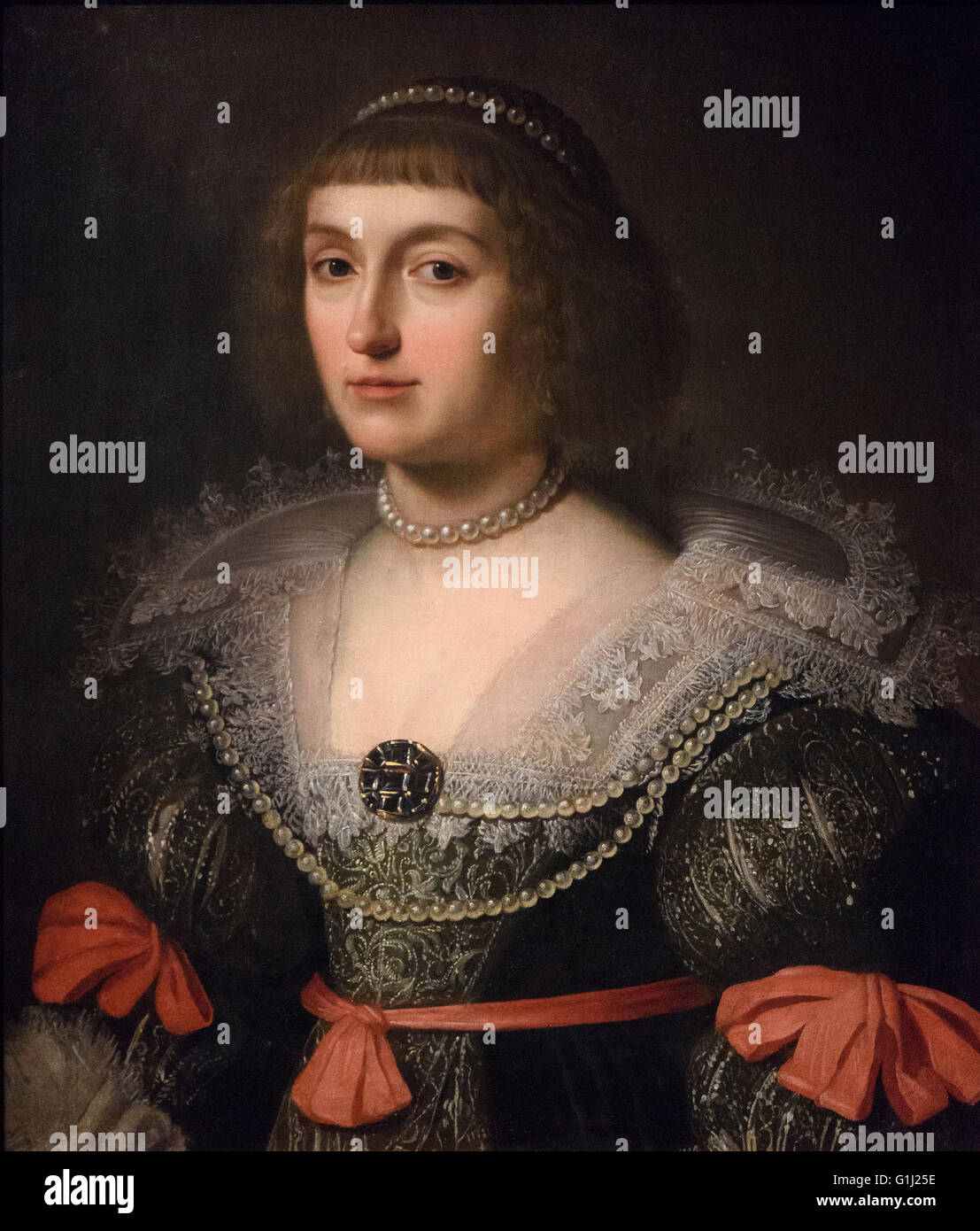 Gerrit van Honthorst (1590-1656), Elizabeth Stuart, Kurfürstin von der Pfalz (1596-1662), ca. 1630. Stockfoto
