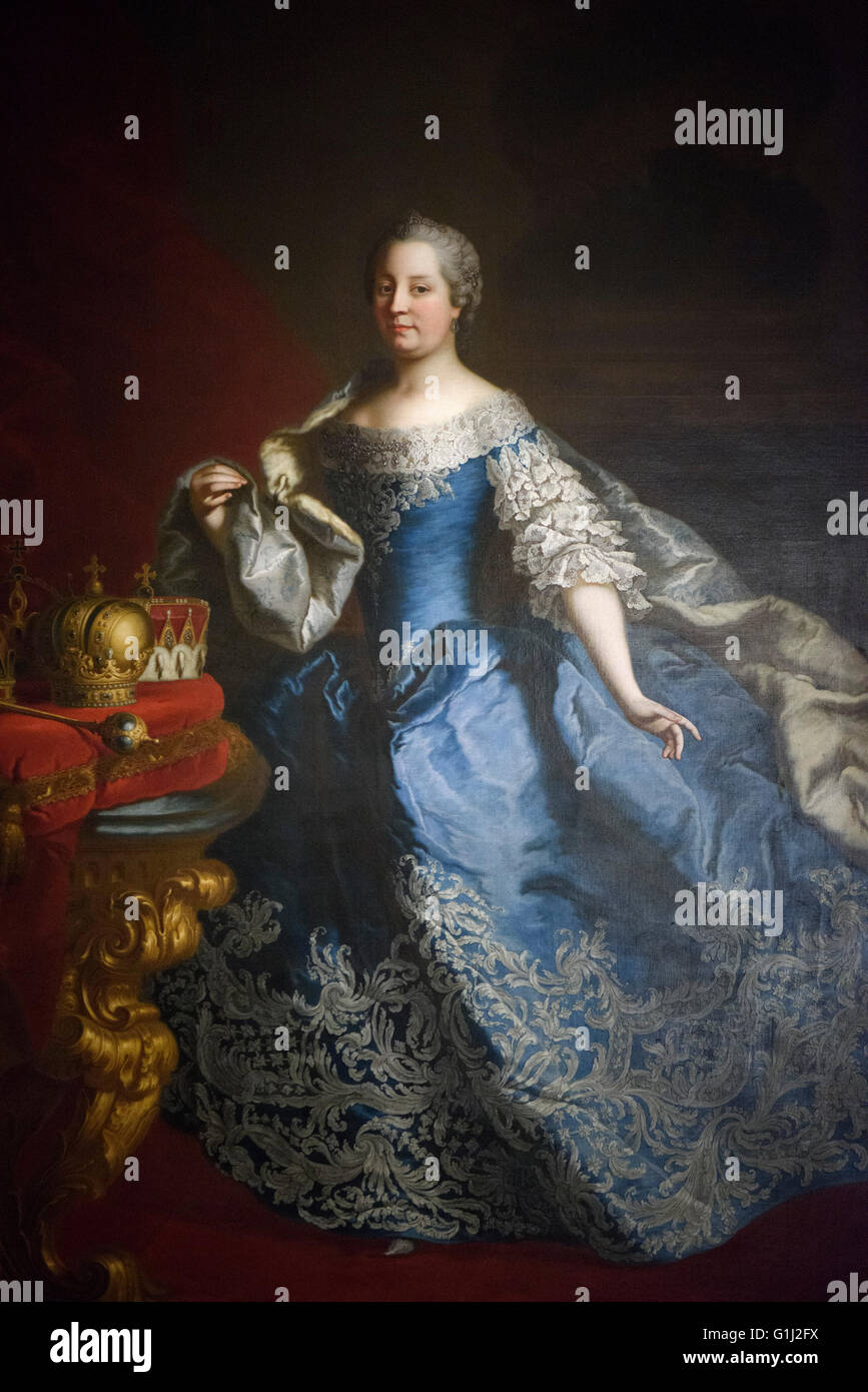 Martin van Meytens (1695-1770), Maria Theresia Walburga Amalia Christina-(1717-1780) Stockfoto