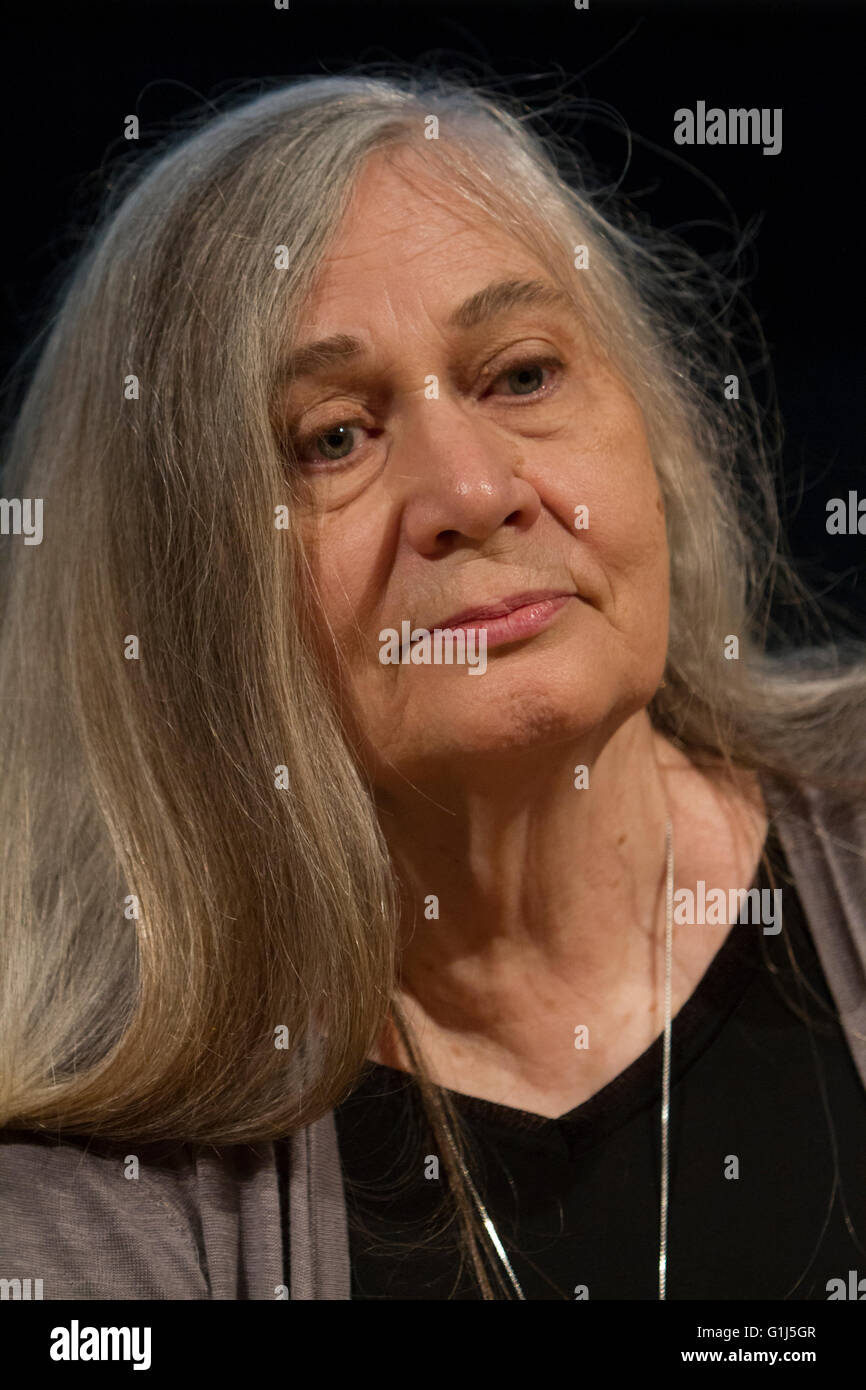 Turin, Italien. 15. Mai 2016. US-amerikanische Schriftstellerin Marilynne Robinson ist Gast der Buchmesse Turin Stockfoto