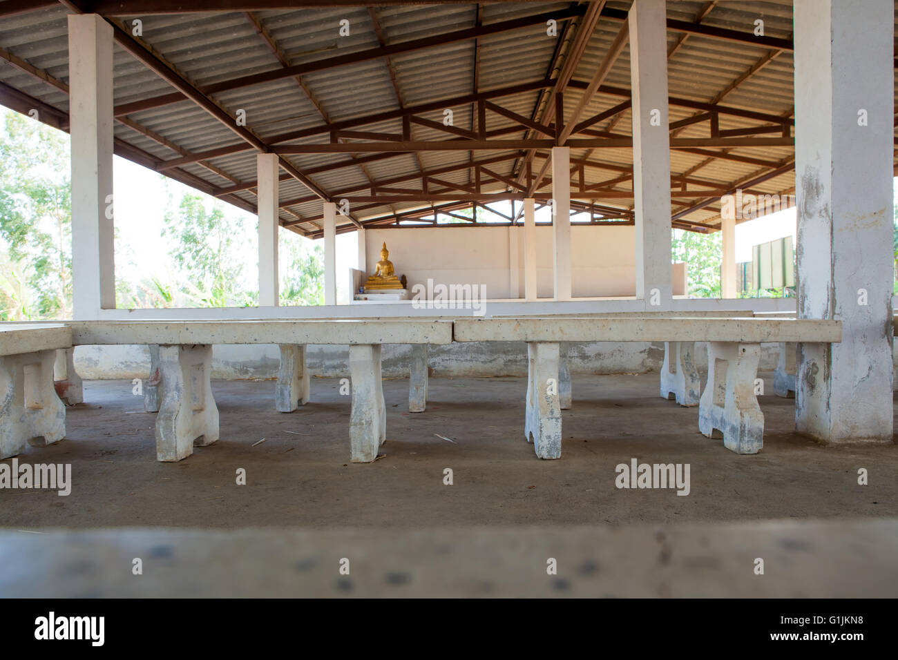Hier ist auf dem Friedhof ein letztes Gebet der Monicks übergeben Stockfoto