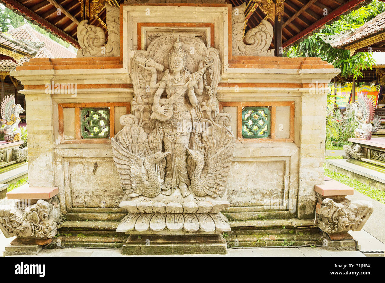 Ubud Palast, Bali - Inside the Ubud, Bali, Indonesien. Stockfoto