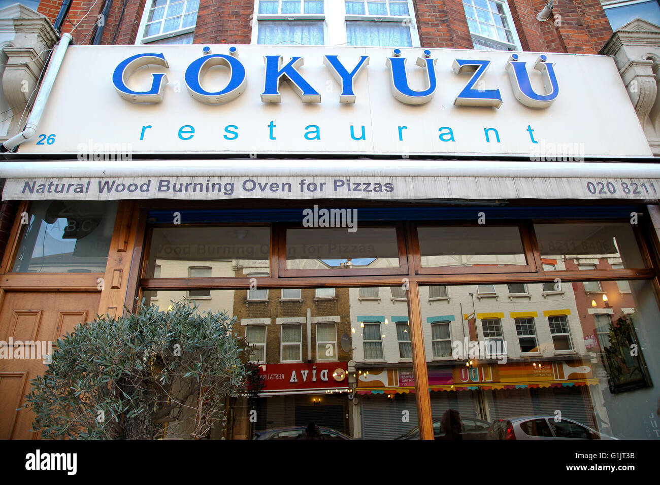 Gokyuzu - ein türkisches Restaurant in Green Lanes, Haringey, Nord-London UK Stockfoto