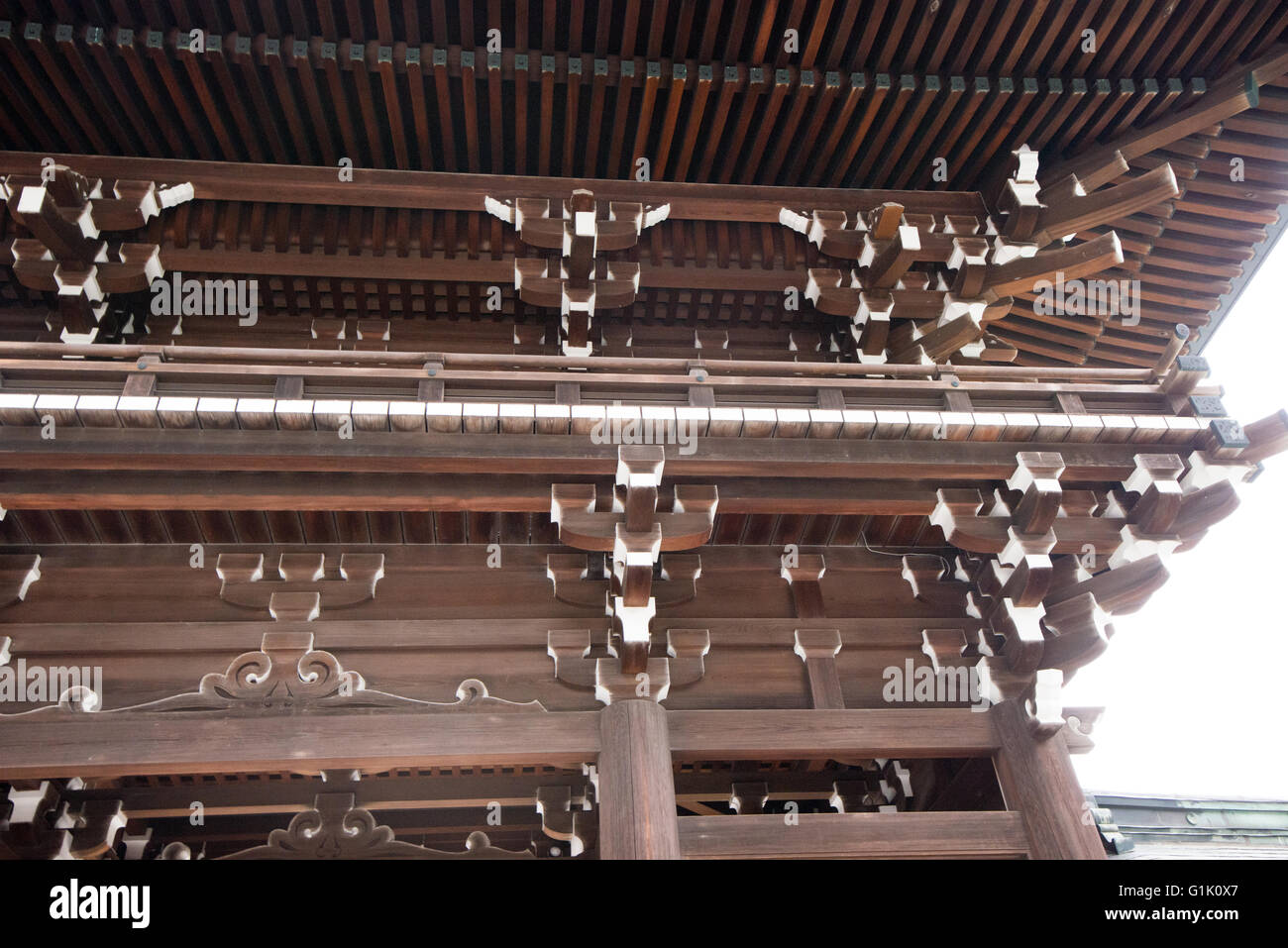 Japanische Dach Stockfoto