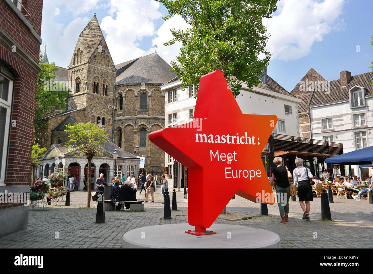 Maastricht: Treffen Europa Stockfoto