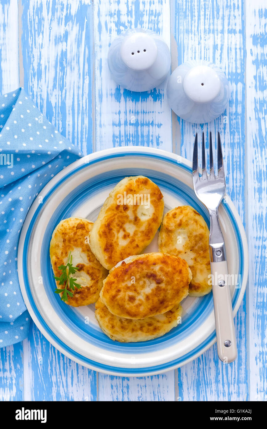 Kartoffel Kuchen Stockfoto