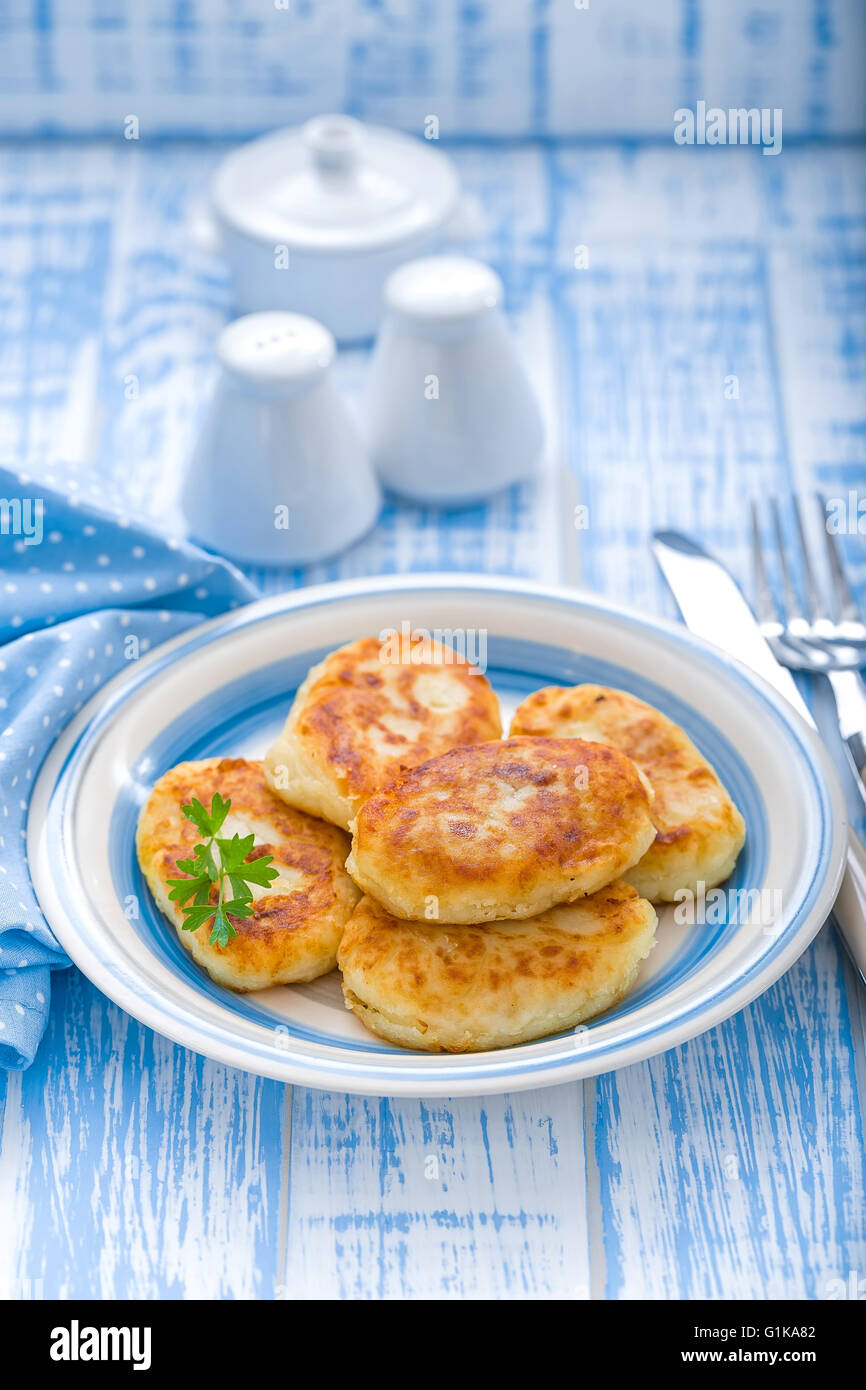 Kartoffel Kuchen Stockfoto