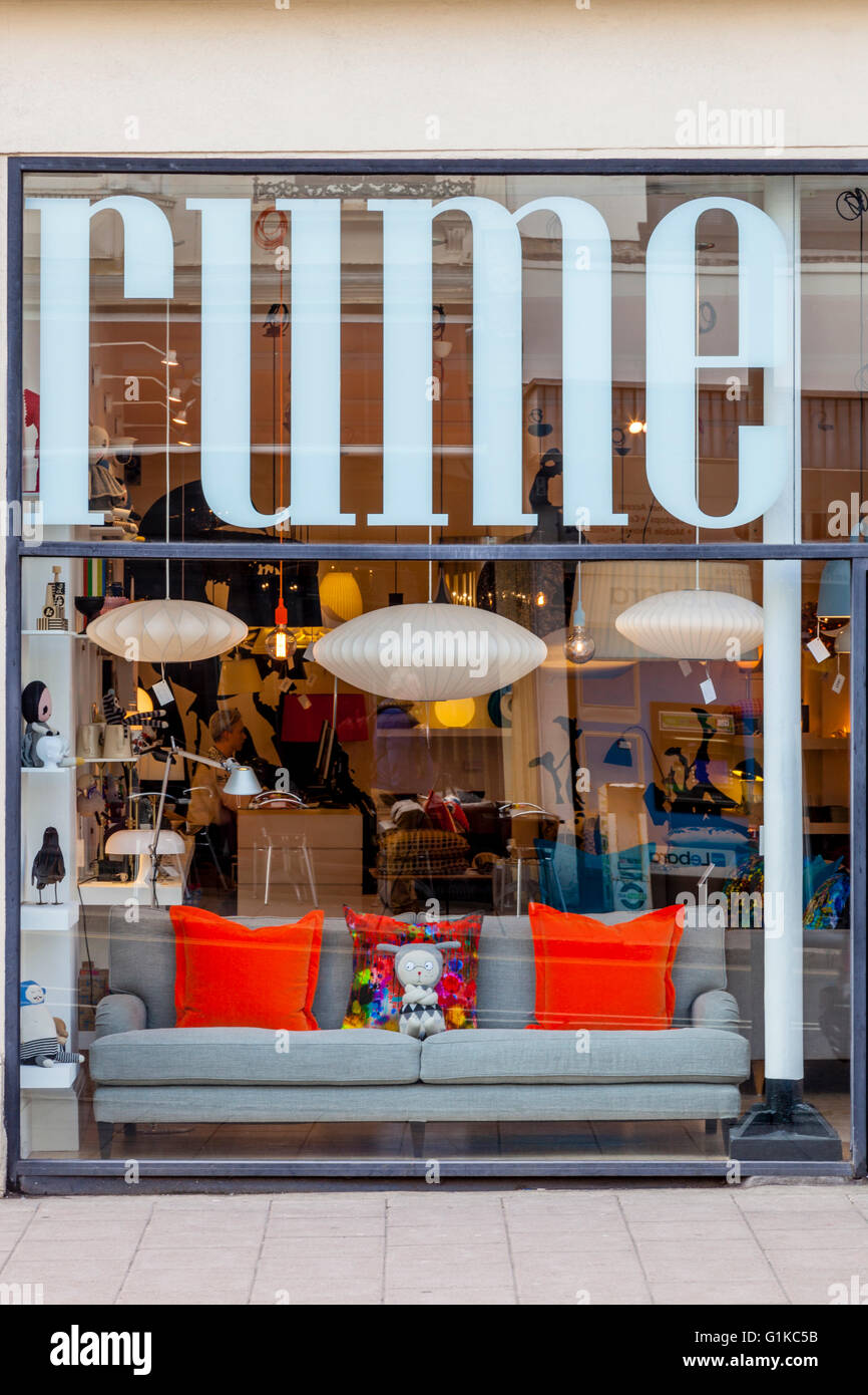 Rume Möbel & Interiors Shop, Hove, Sussex, UK Stockfoto