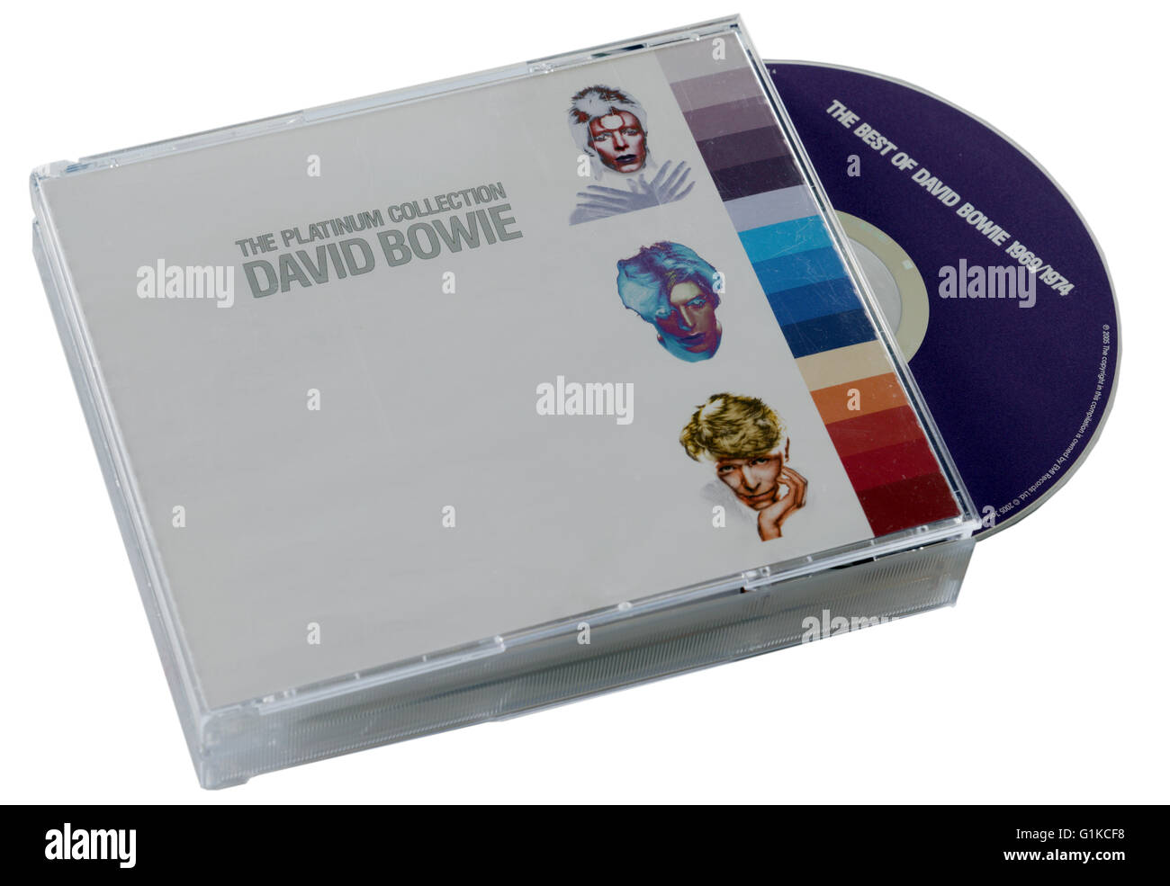 David Bowie die Platinum Collection-CD Stockfoto