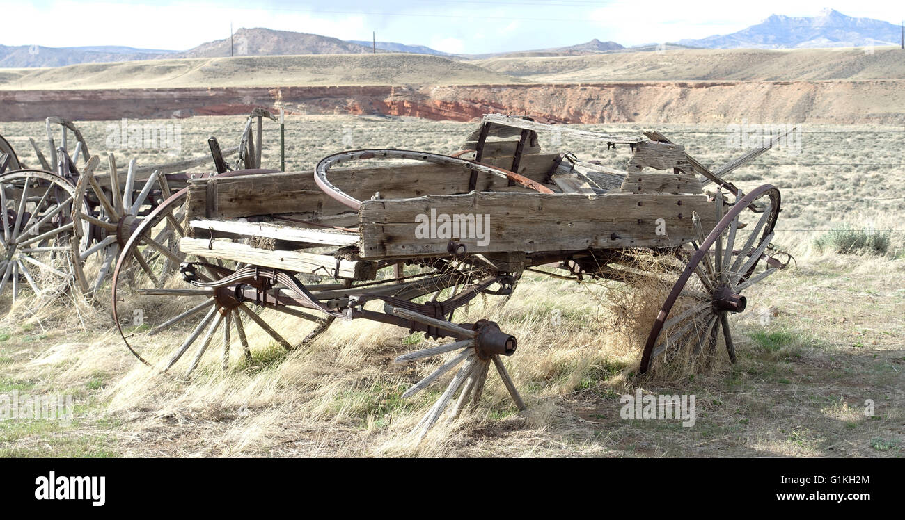 Old Trail Town, Cody, Wyoming, USA Stockfoto