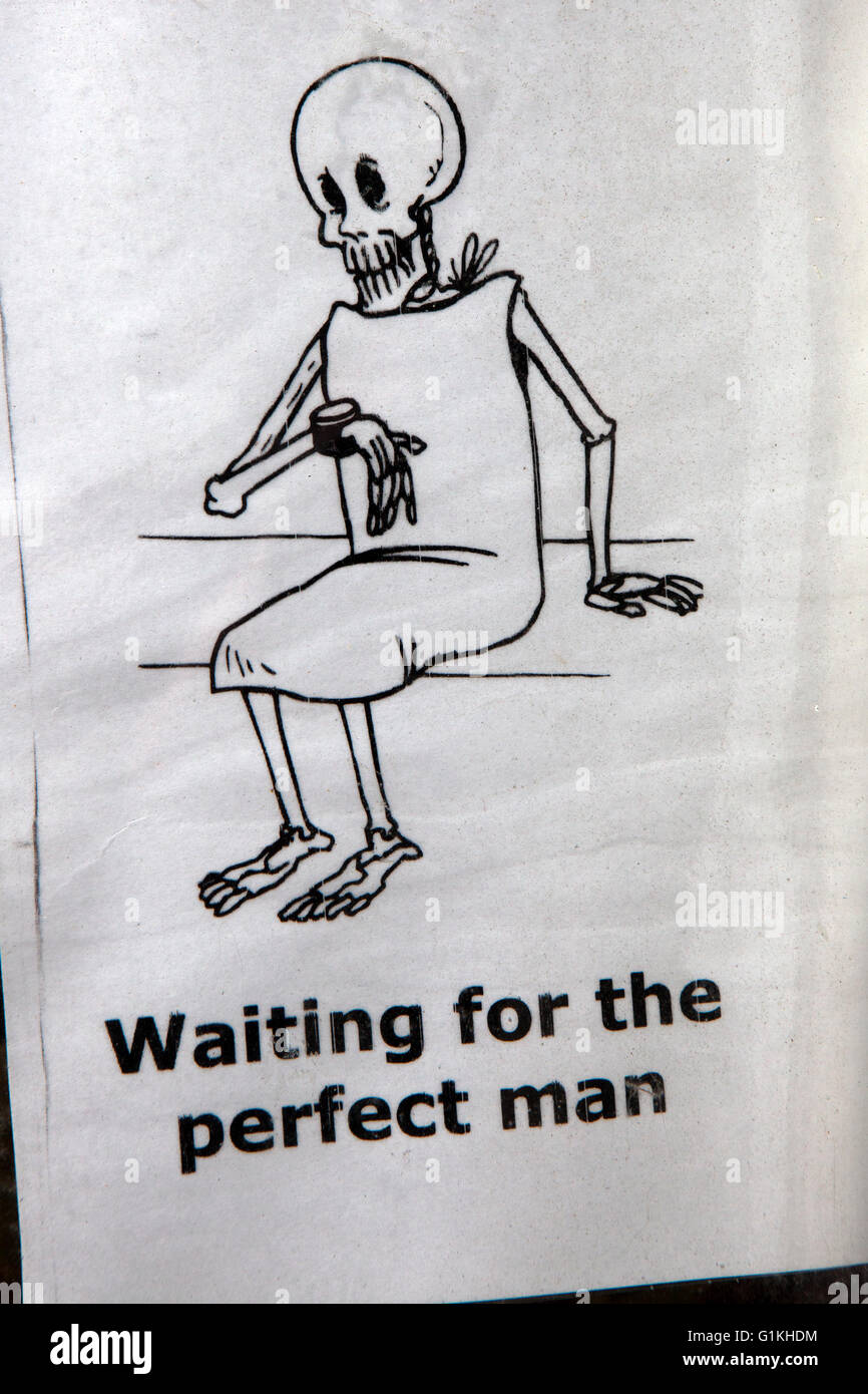 Warten auf den perfekten mann