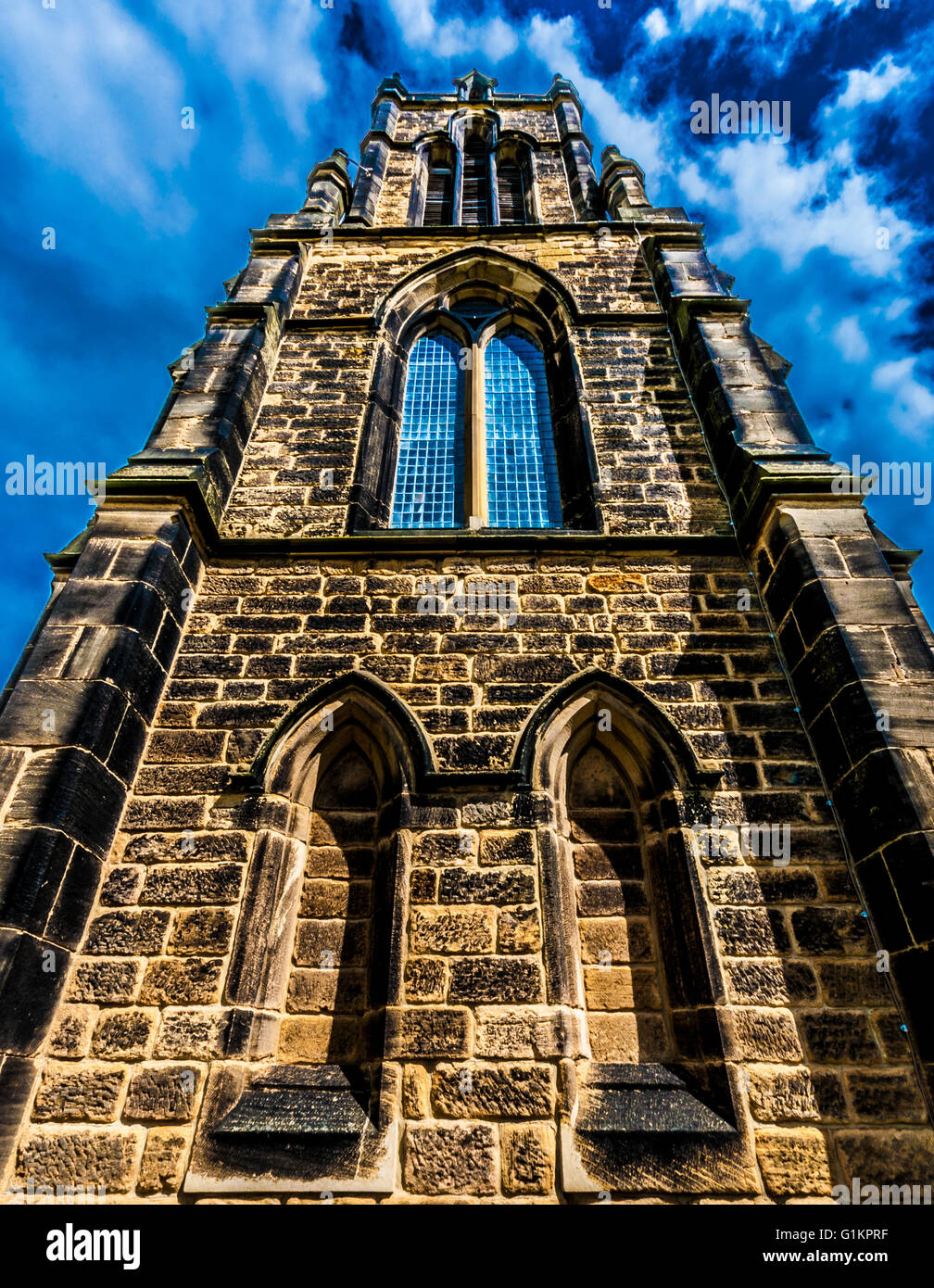 Gotischer Turm... Stockfoto