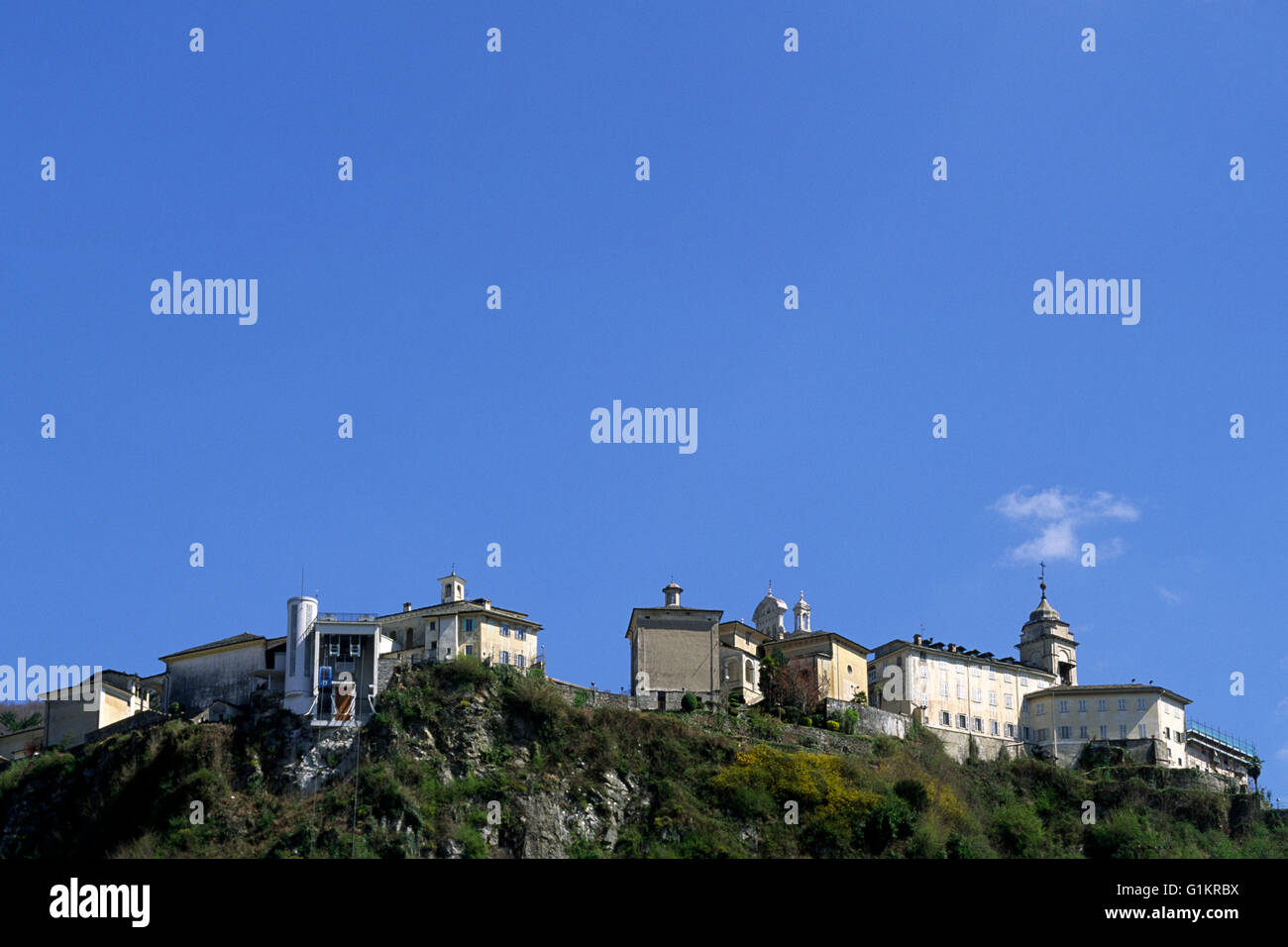 Italien, Piemont, Varallo, Sacro Monte Stockfoto