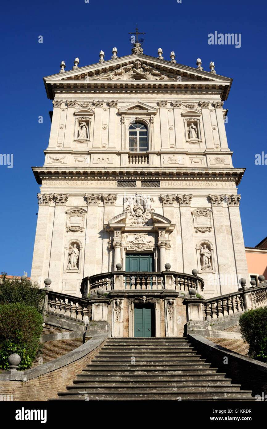 Italien, Rom, Kirche Santi Domenico e Sisto Stockfoto
