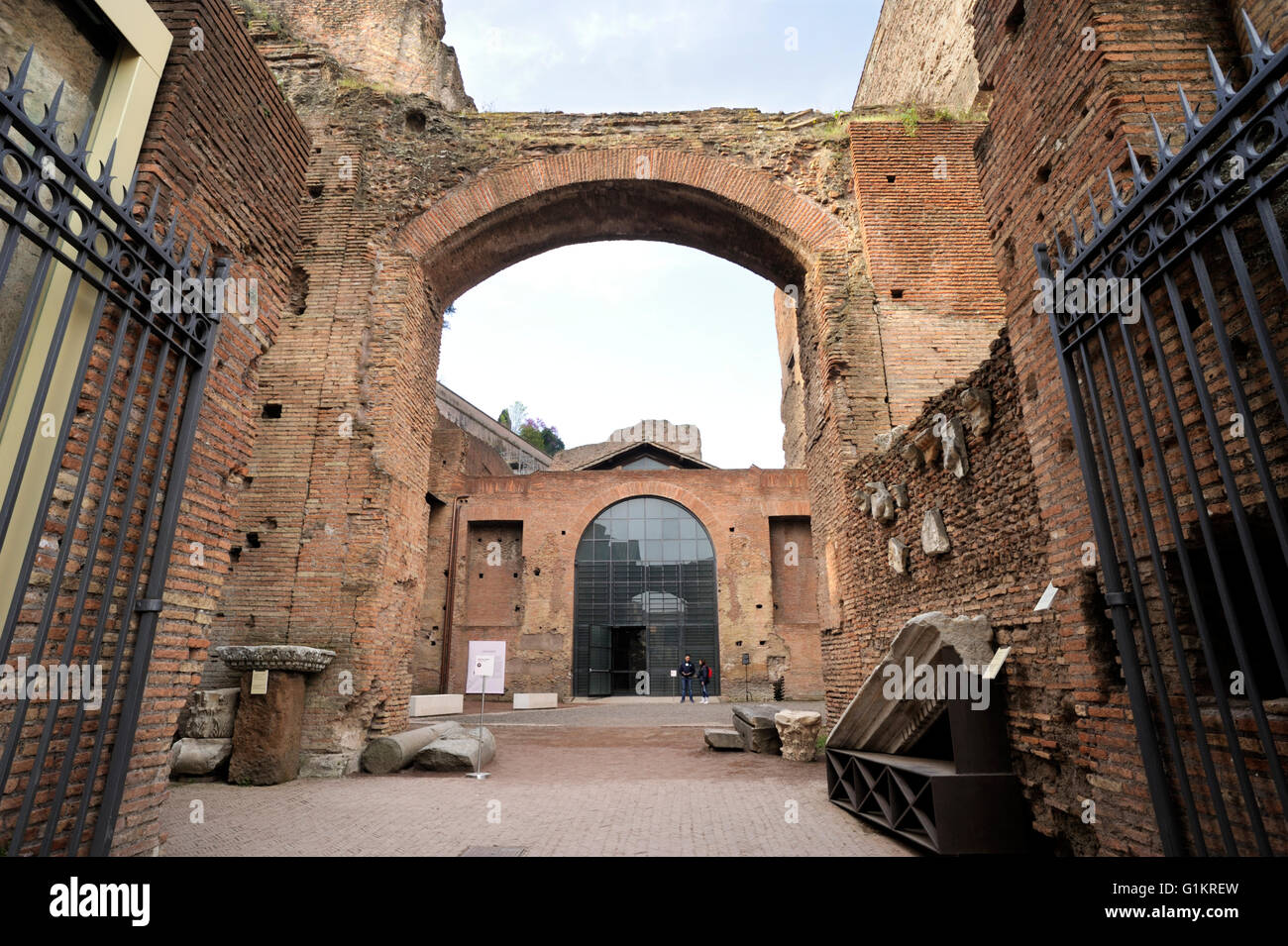 Frühchristliche Kirche Santa Maria Antiqua (4. Jahrhundert n. Chr.), Forum Romanum, Rom, Italien Stockfoto