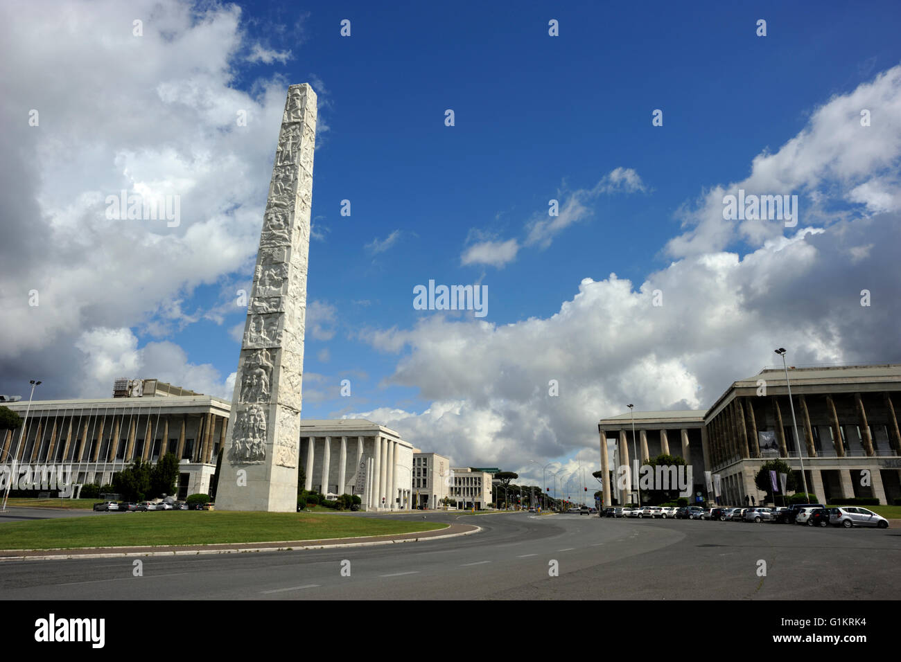 Piazza guglielmo marconi platz Fotos und Bildmaterial in hoher