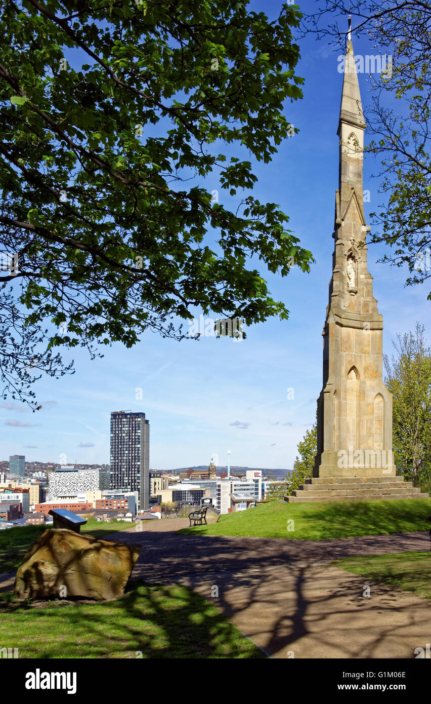UK, South Yorkshire, Sheffield, Cholera-Denkmal Stockfoto