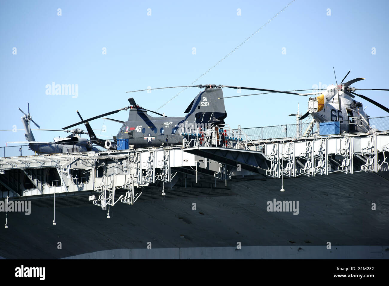USS Midway Museum Stockfoto