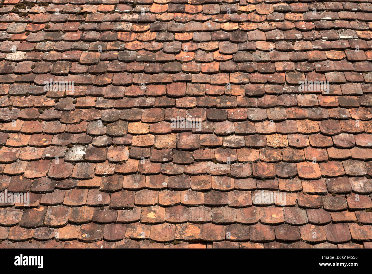 Alten Rood Fliesen Stockfoto
