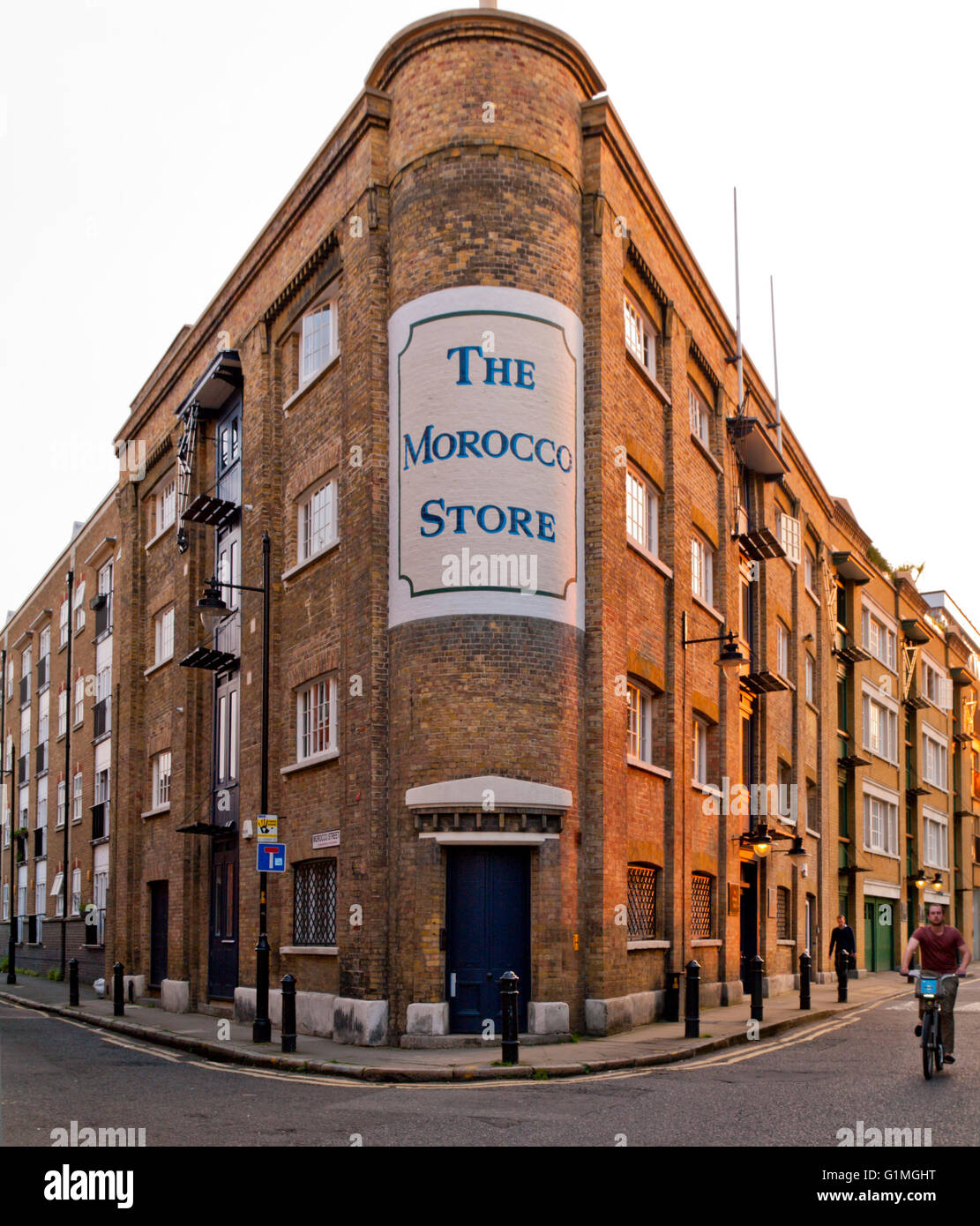 Der Marokko-Store ist ein umgebautes viktorianisches Gewürz-Lager in Süd-London. Stockfoto