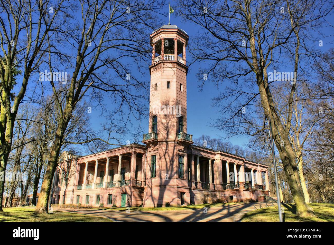 Berlin - Biesdorf Burg "Schloss Biesdorf" Stockfoto