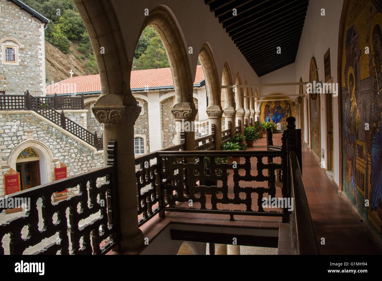 Kykkos Kloster, Zypern Stockfoto