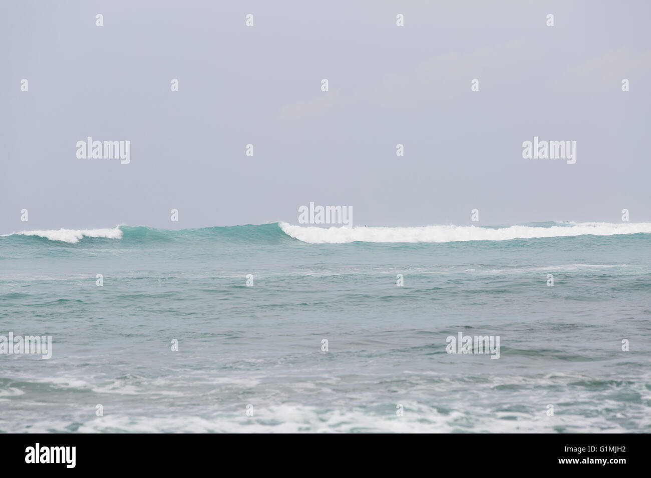 Eine große Welle in Hawaii Stockfoto Eine große Welle in Hawaii Stockfoto
