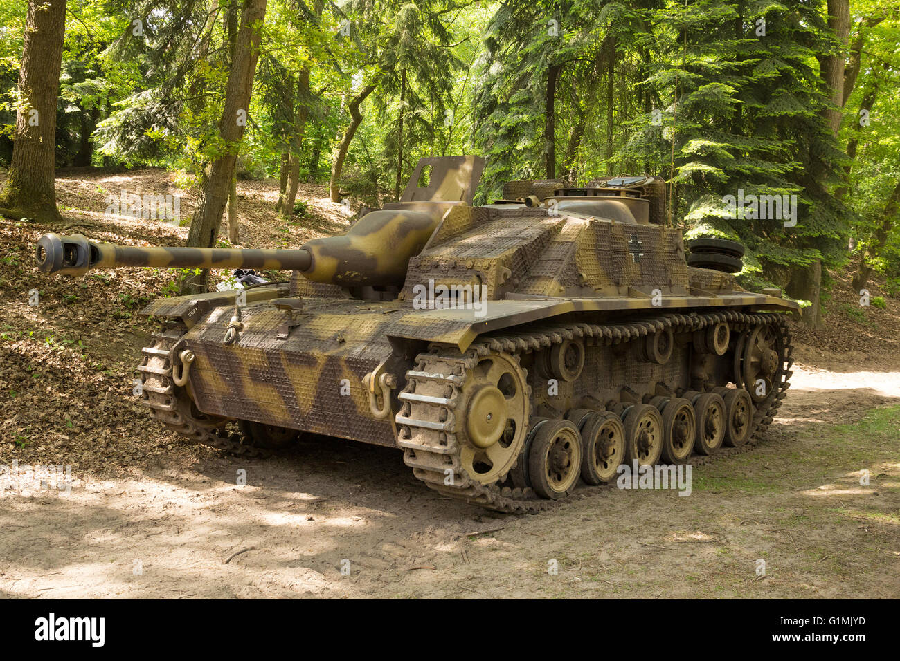 StuG III Tankdestroyer Stockfoto