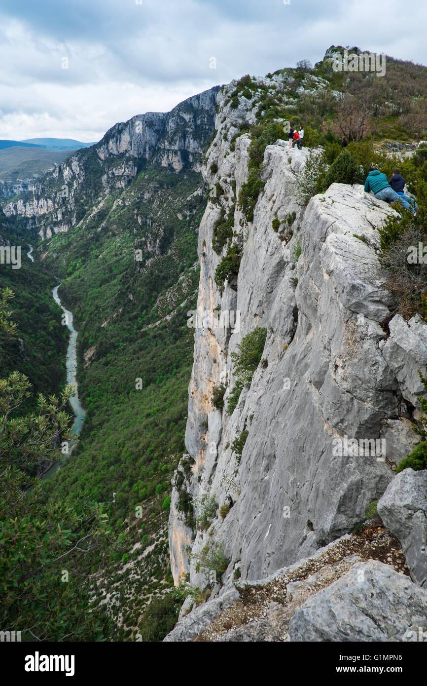 Gorges Du Verdon, Alpes-de-Haute-Provence, Frankreich Stockfoto