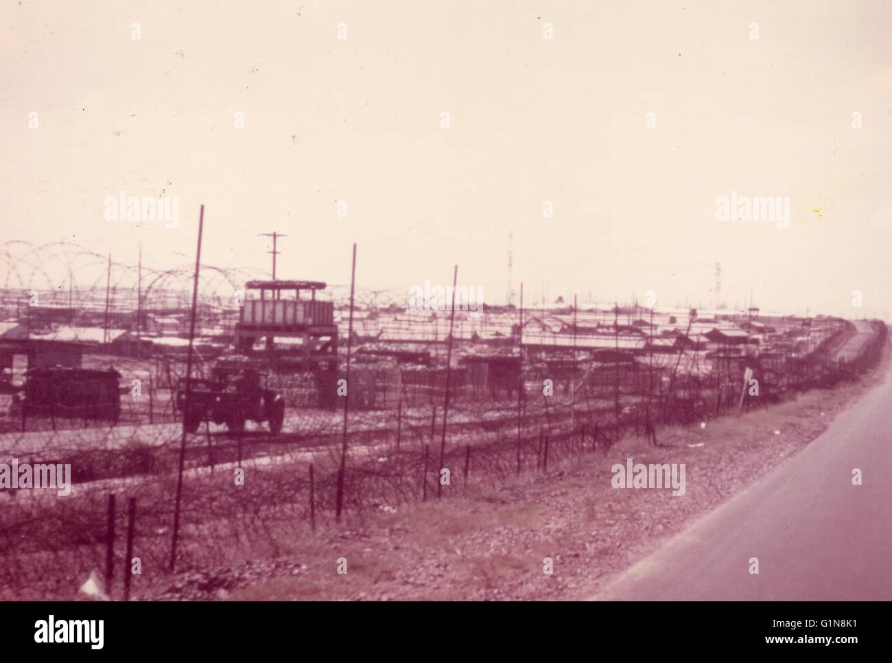 U.S. Army Headquarters Long Binh Bien Hoa Provinz Süd-Vietnam 1969 Stockfoto