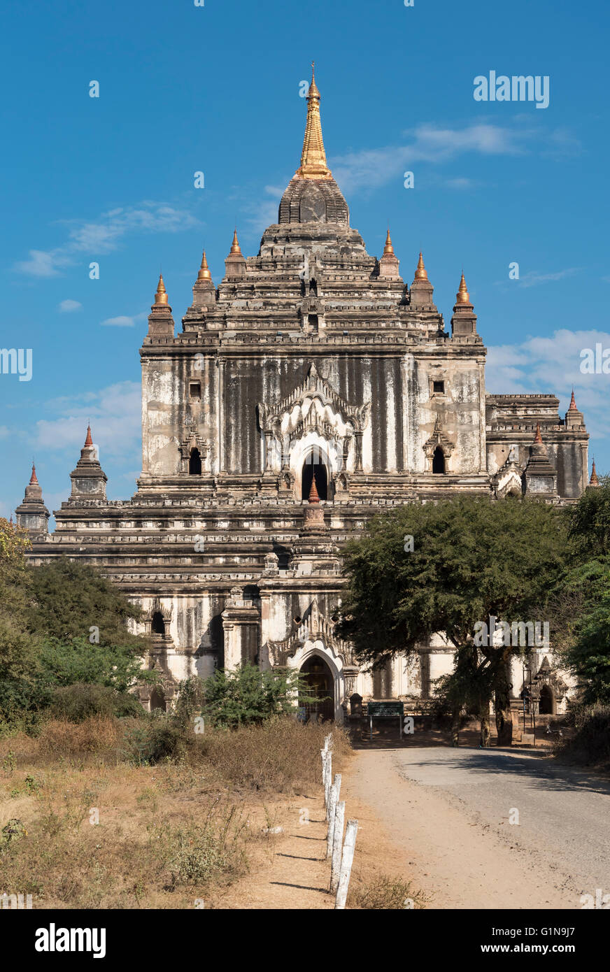 Thatbyinnyu Paya - Byin Nyu Tempel, alte Bagan, Myanmar - Burma Stockfoto