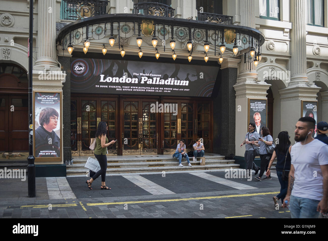 London Palladium Theatre Stockfoto