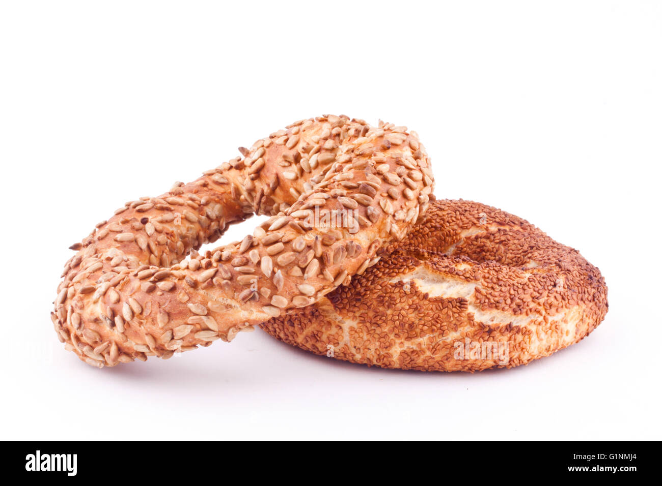 Türkische Bagel simit Stockfoto