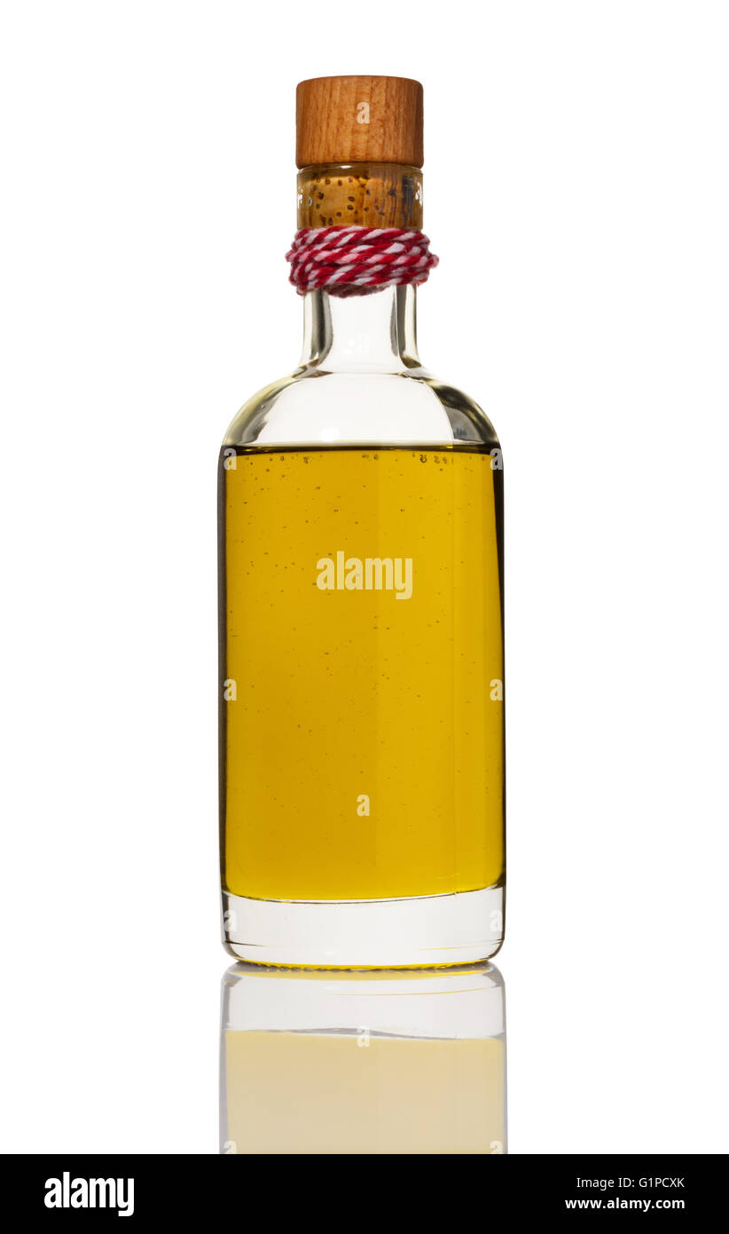 Olivenölflasche Stockfoto