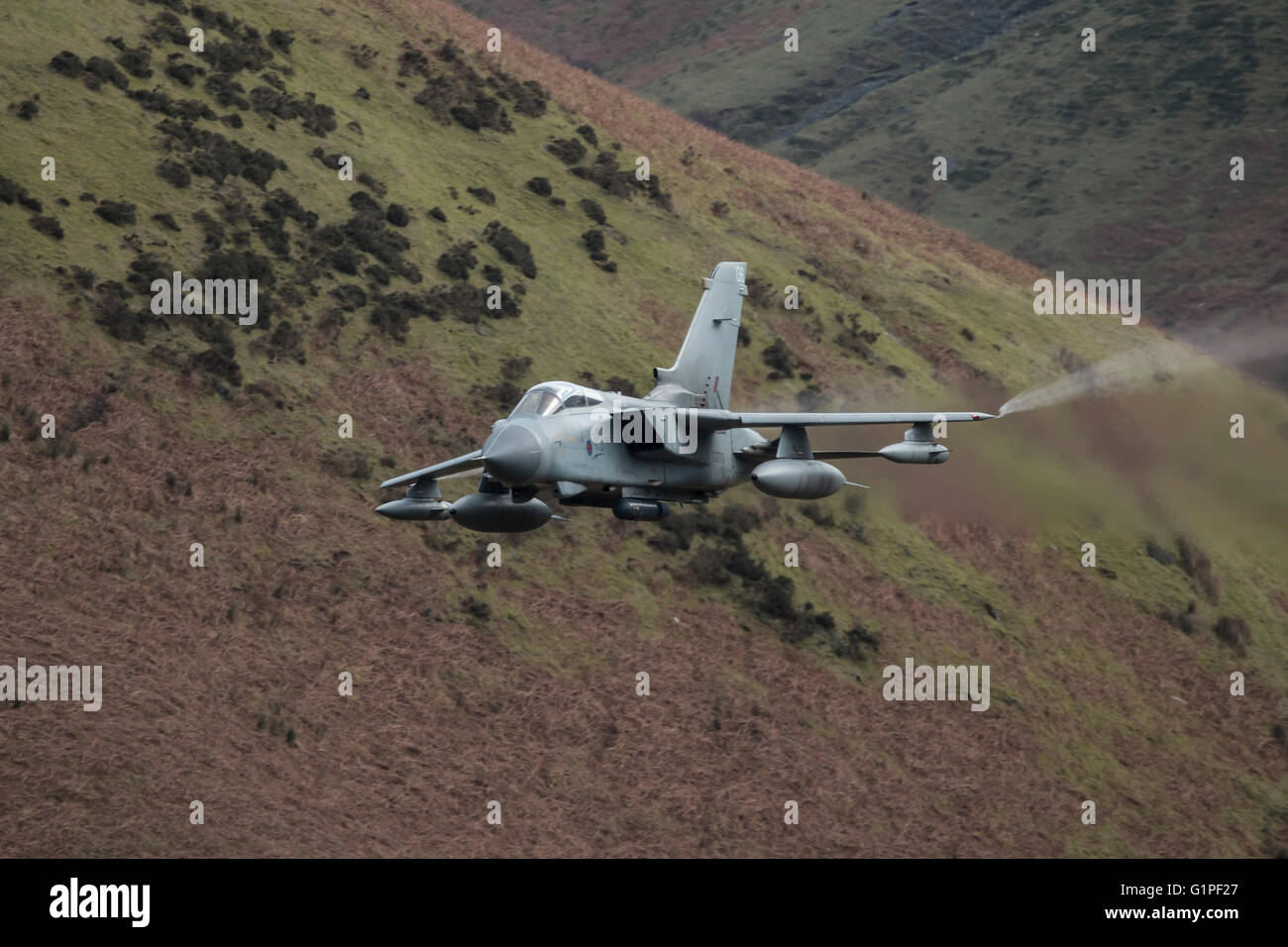 RAF Tornado GR4 in der Mach-Schleife Stockfoto