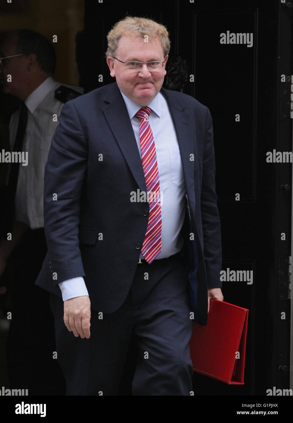 London, UK, 23. Juni 2015: David Mundell gesehen in der Downing Street in London Stockfoto