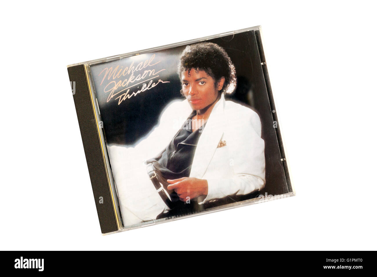 Thriller war das sechste Studioalbum von Michael Jackson, im Jahre 1982 von Epic Records veröffentlicht. Stockfoto
