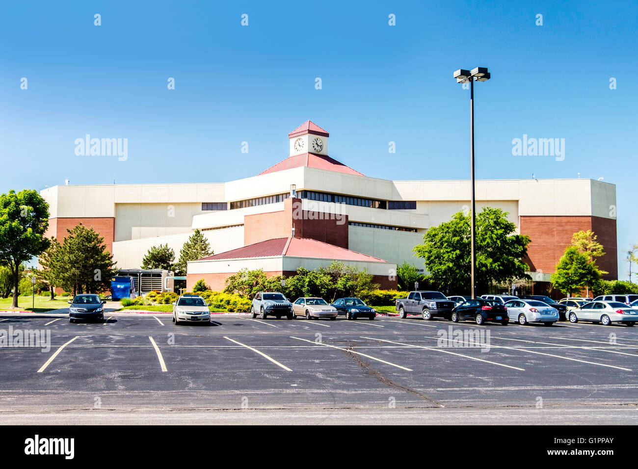 Exterieur und Campus der Oklahoma City Community College, OCCC in Oklahoma City, Oklahoma, USA. Stockfoto