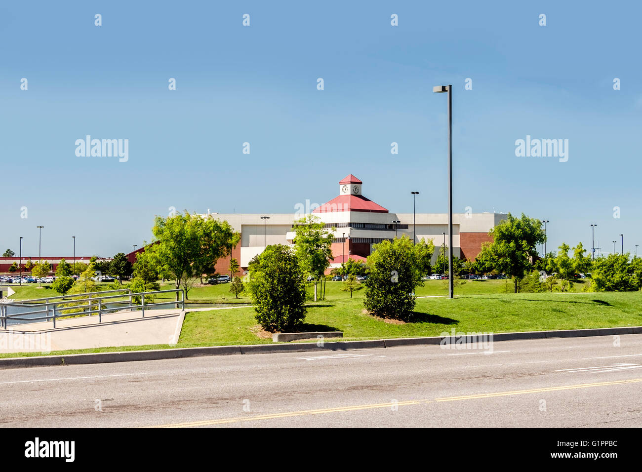 Das Exterieur der Oklahoma City Community College, OCCC in Oklahoma City, Oklahoma, USA. Stockfoto