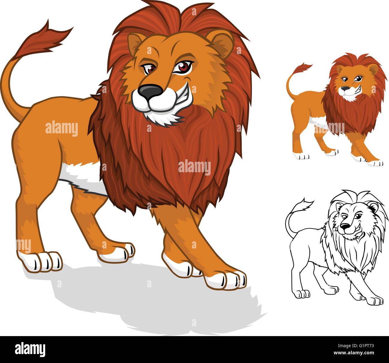 Lion cartoon Fotos und Bildmaterial in hoher Auflösung Alamy