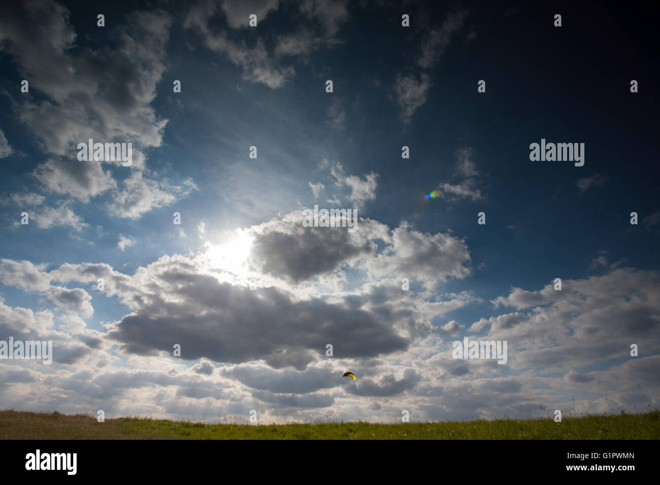 Ein Wolkengebilde auf Blackheath, London Stockfoto