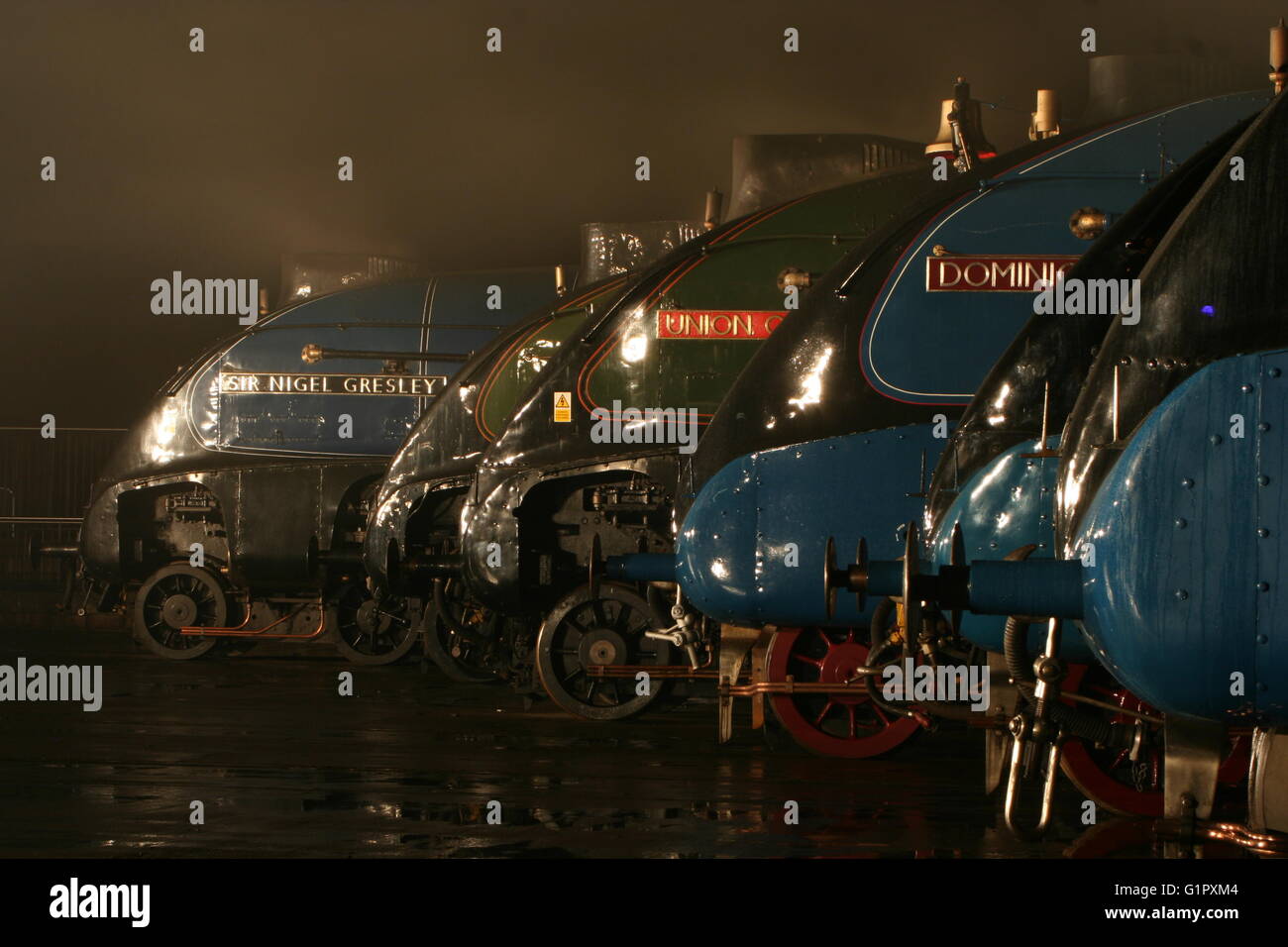 Die große Versammlung zur Fortbewegung Shildon Februar 2014 Stockfoto