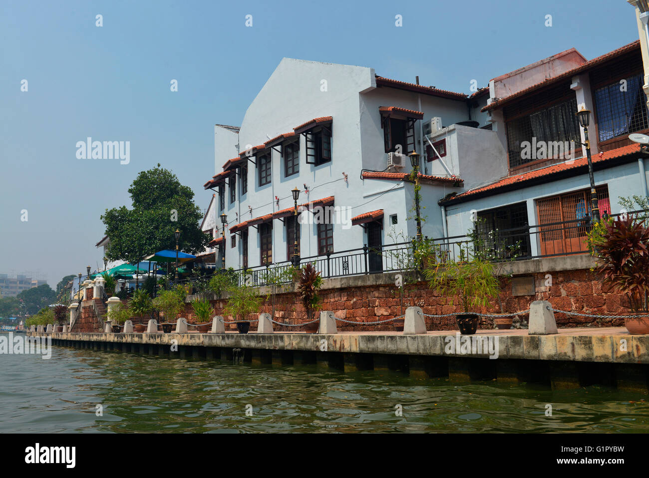 Melaka Fluss, Melaka, Malaysia Stockfoto