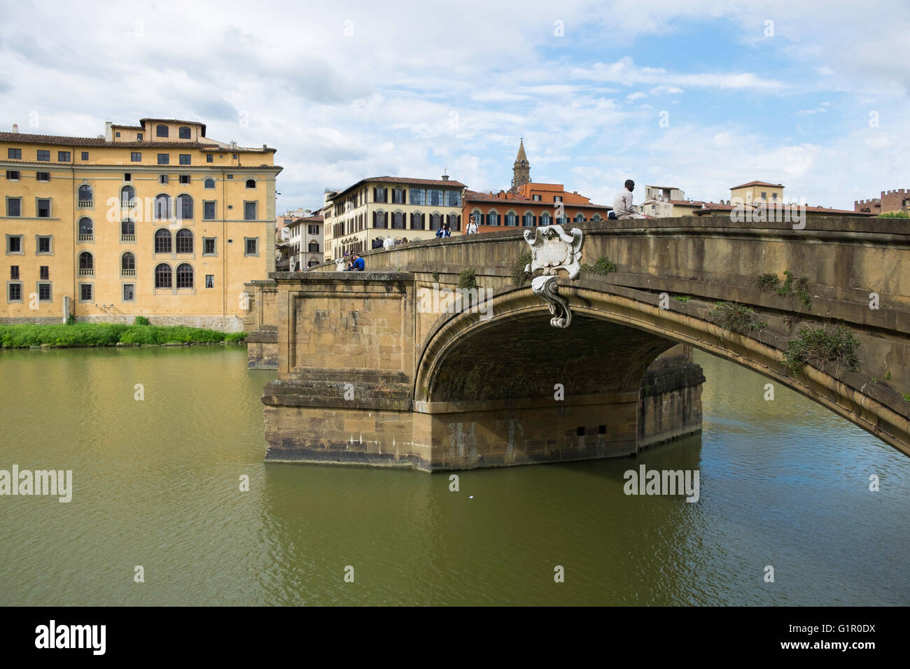 Ponte Vecchio. Stockfoto