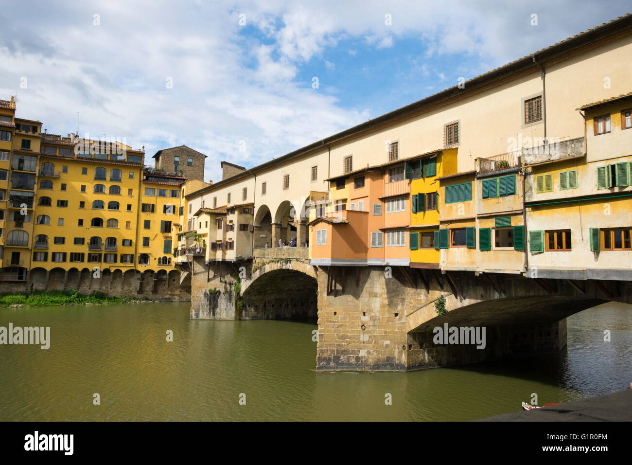 Ponte Vecchio. Stockfoto