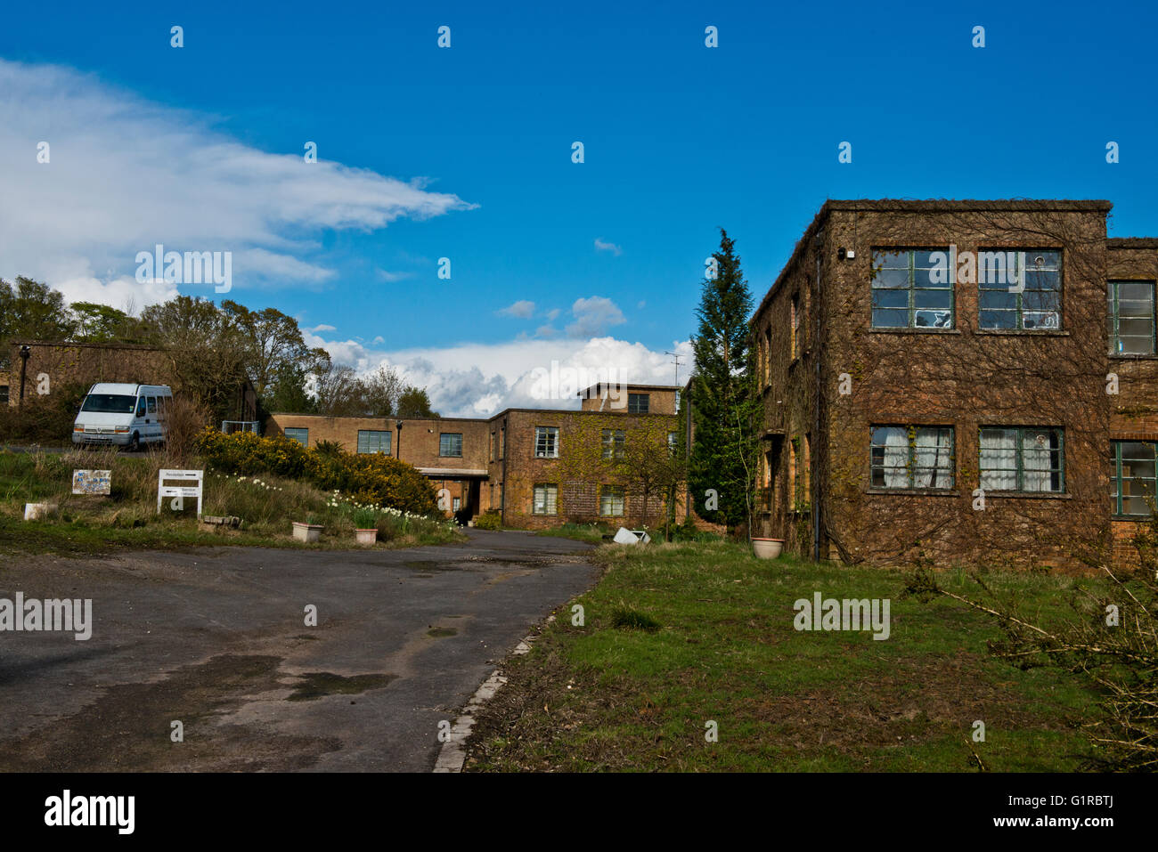 Außendarstellung des geschlossenen Linford Park Pflegeheim, Hampshire, UK Stockfoto