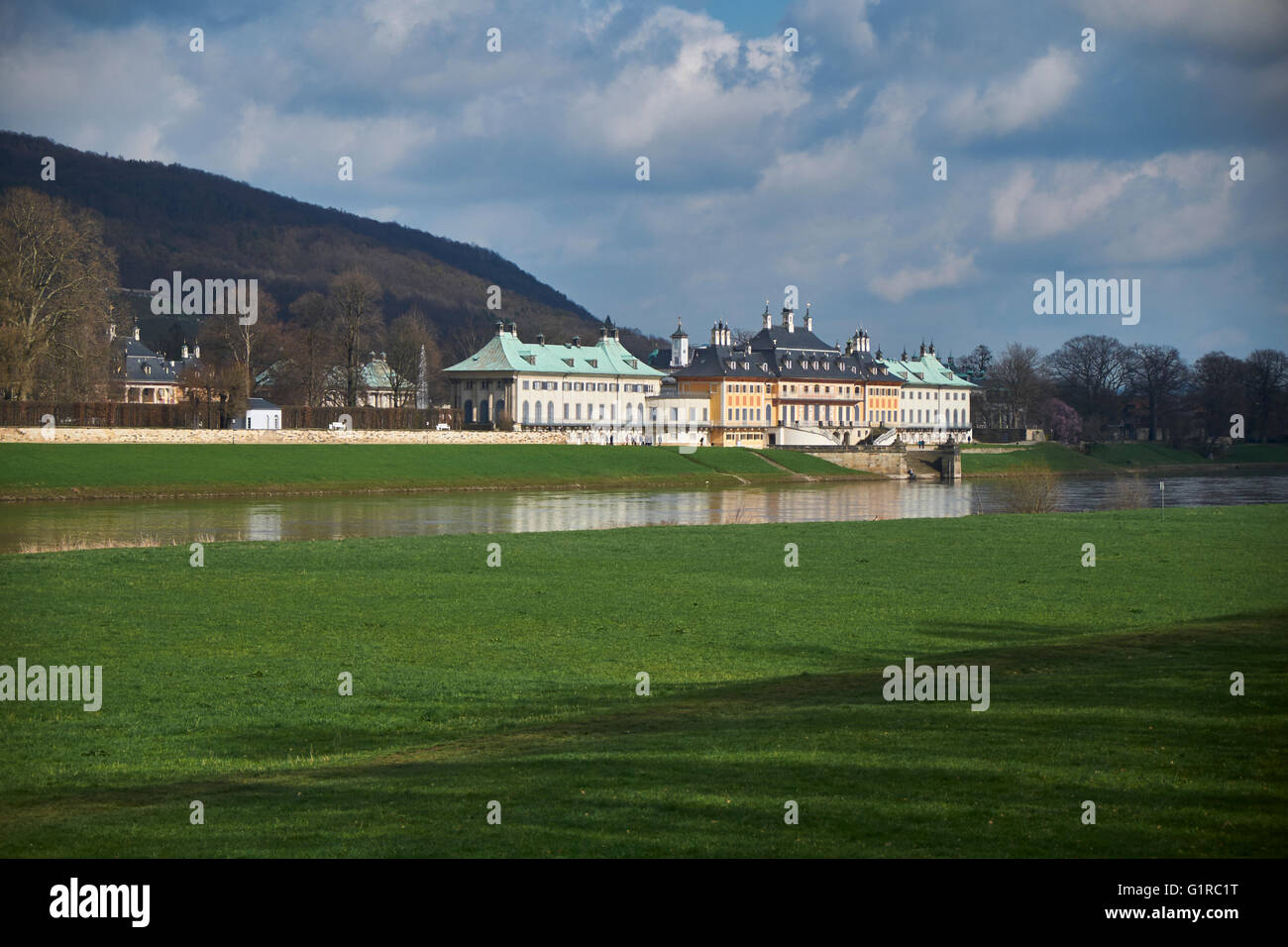 Schloss Pillnitz, Dresden, Sächsische Schweiz, Deutschland Stockfoto
