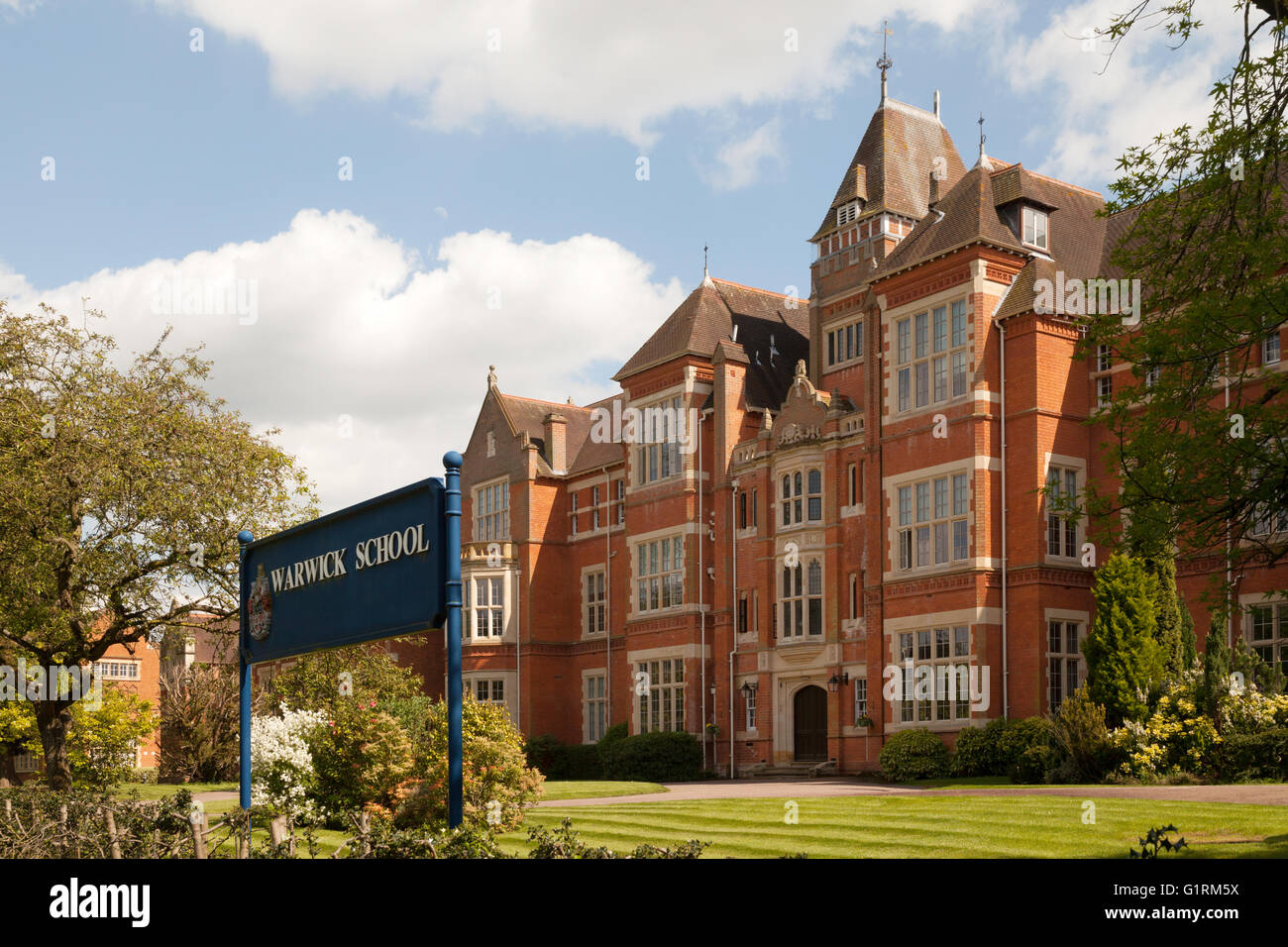 Warwick School, einem führenden unabhängigen jungen Schule, Myton Rd, Warwick, Warwickshire England UK Stockfoto