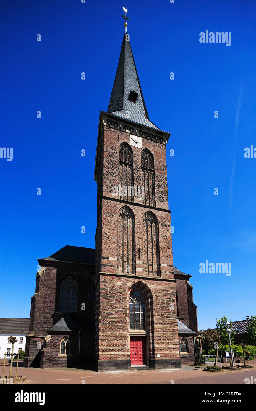 Katholische Kirche St. Clemens in Nettetal-Kaldenkirchener, Niederrhein, Nordrhein-Westfalen Stockfoto