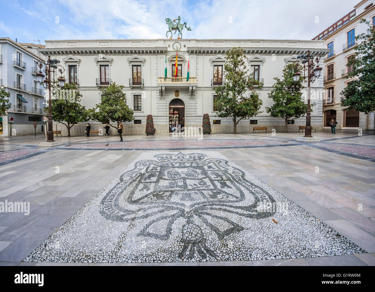 Rathaus, Provinz Granada, Andalusien, Spanien Stockfoto